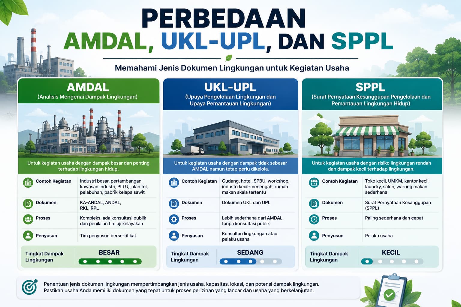 Perbedaan AMDAL, UKL-UPL, dan SPPL