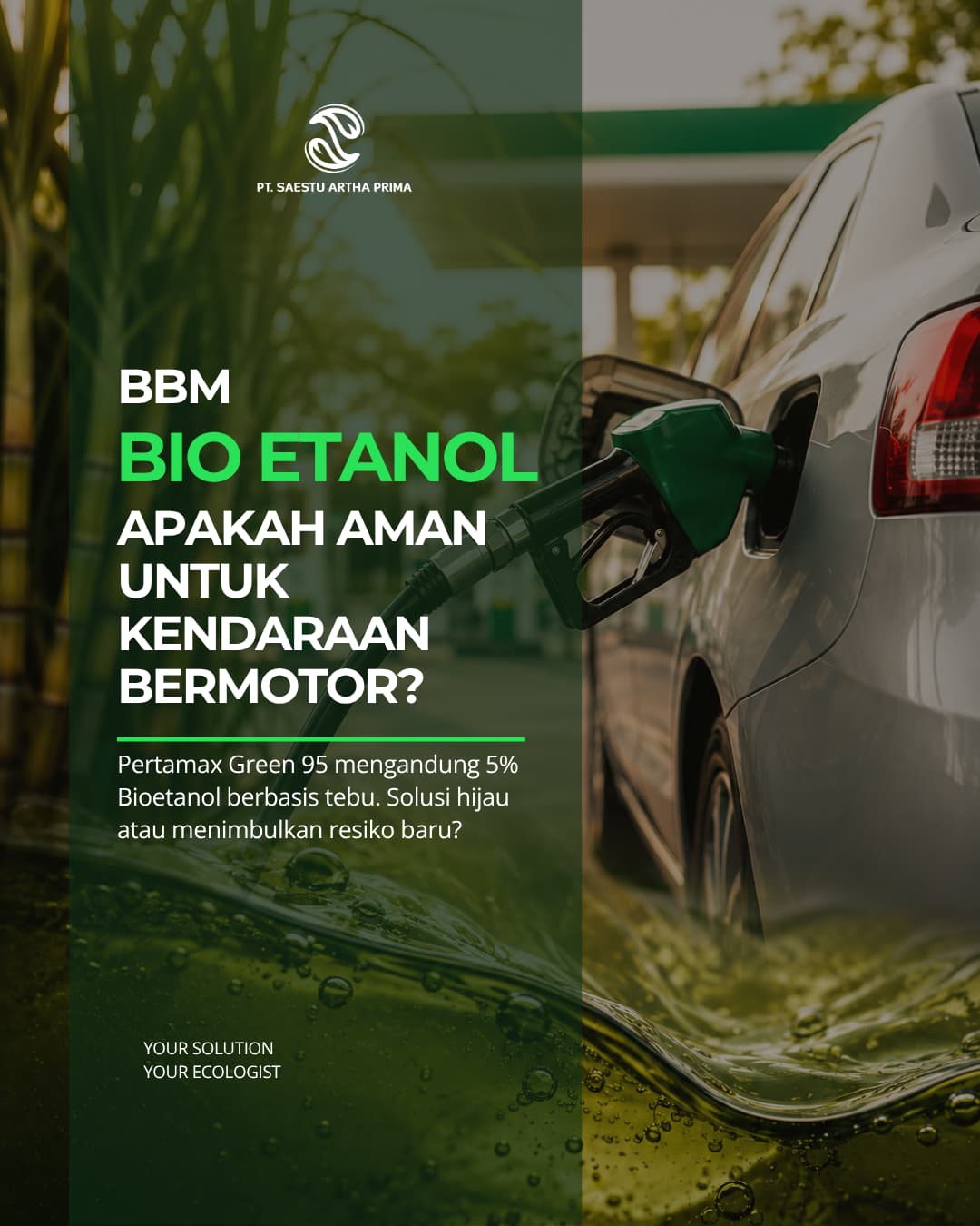 Apakah Bio Etanol Aman Untuk Kendaraan Bermotor?